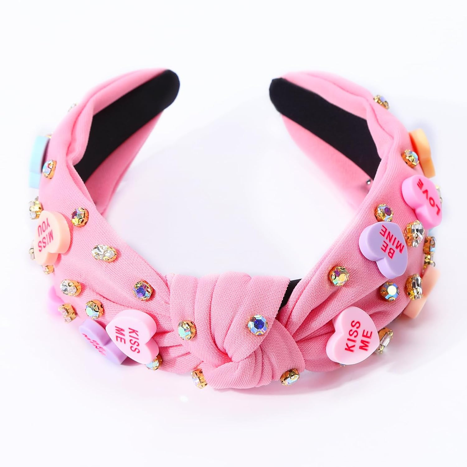 Valentines Headbands for Women Teen Girls, XOXO Love Heart Headband, Valentines