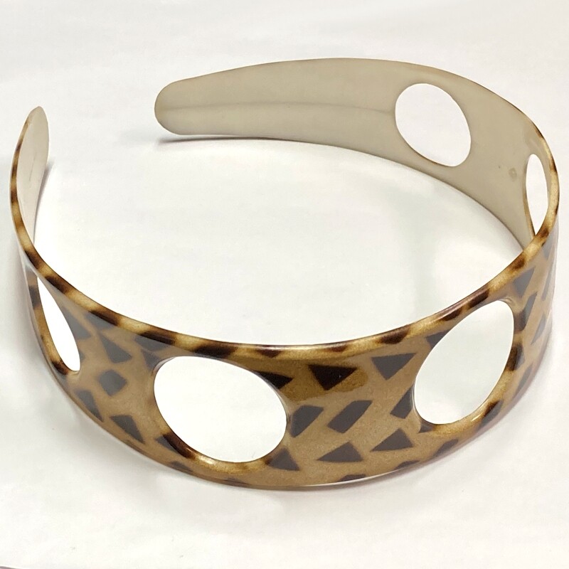 Navarro French Headband Oval Wide Thick Band Women Hair Accessory Made in France