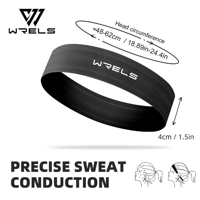 Sports Headband Anti Slip Sweatband Quick Dry Running Yoga Hair Band, 1 Pc