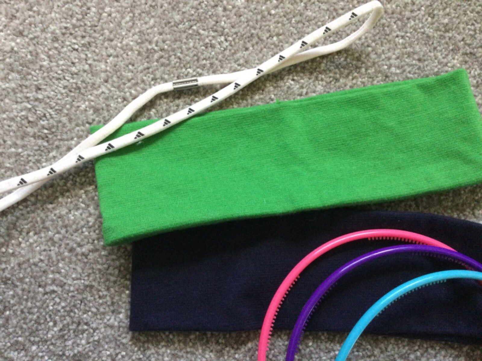 Hair bands accessories blue pink purple green