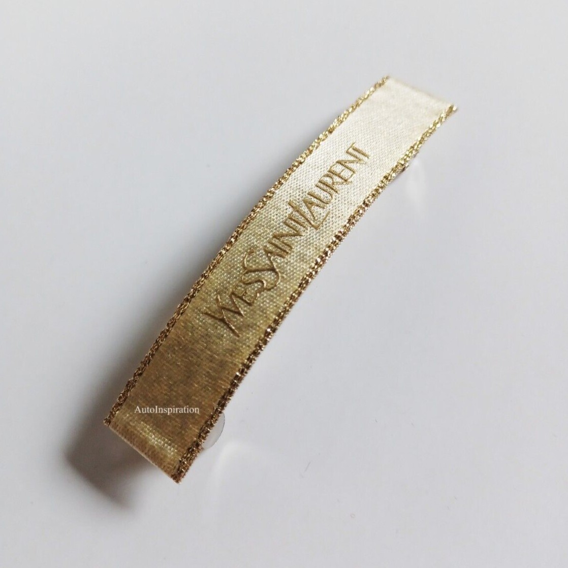 Authentic Yves Saint Laurent New Year Valentine’s Day Gold on Gold ribbon gift