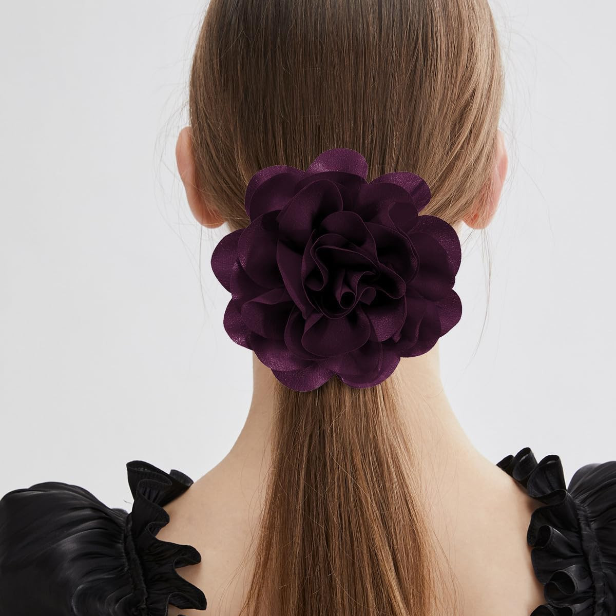 Large Rose Flower Brooches and Pins for Women | Rose Flower Hair Clips for Women