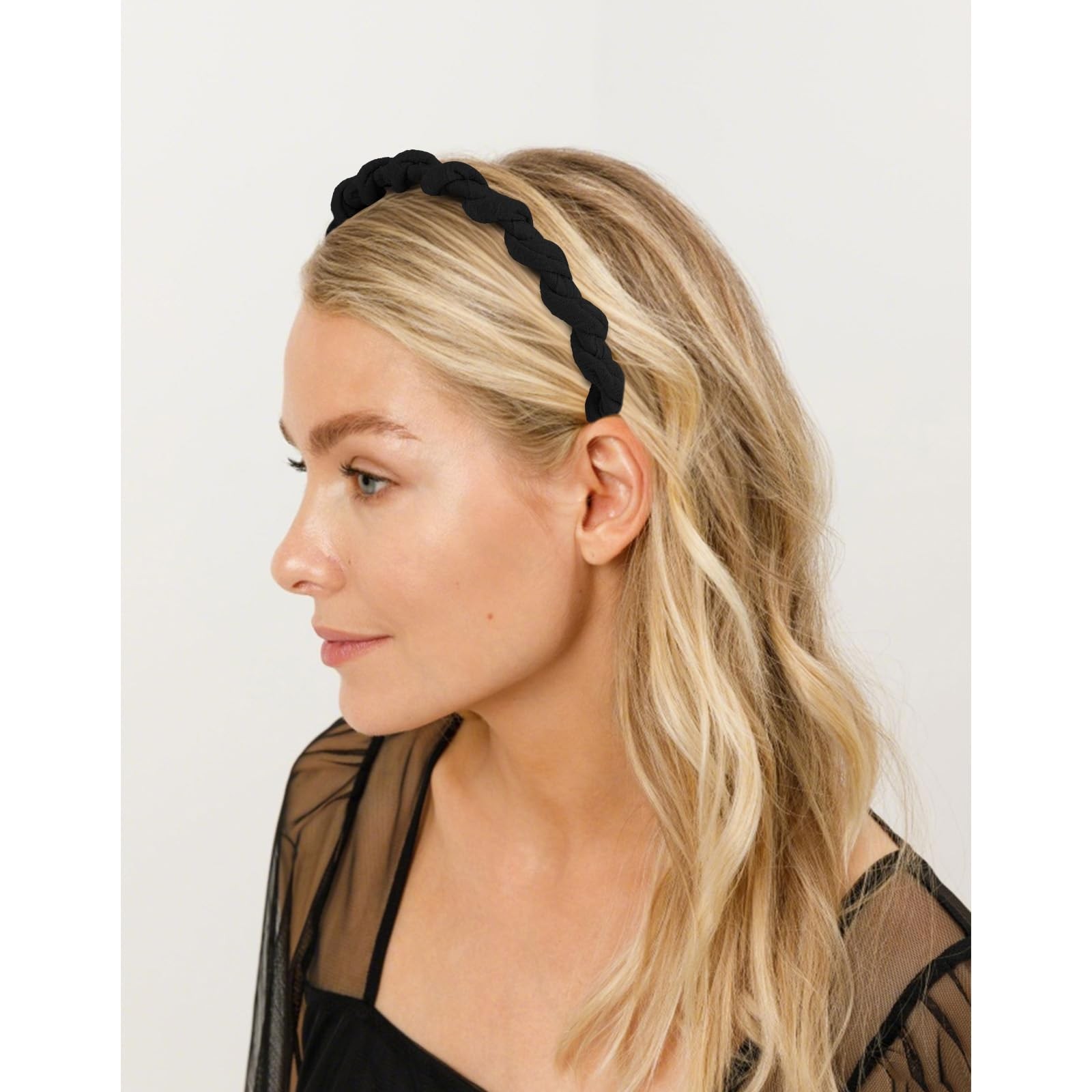 Amariver Headbands for Women 4Pcs Zigzag 4 Count (Pack of 1), Multicolor