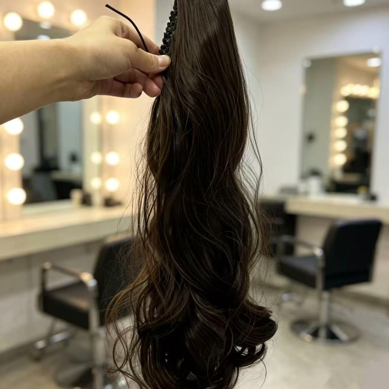 Women’s Brown and Black Hair-accessories