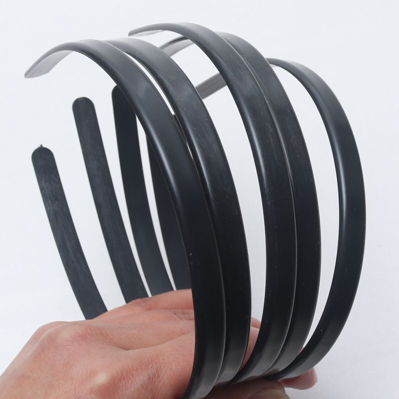 Solid Plastic Hairbands-10 ABS Headbands Women Styles Casual DIY Hair Accessory