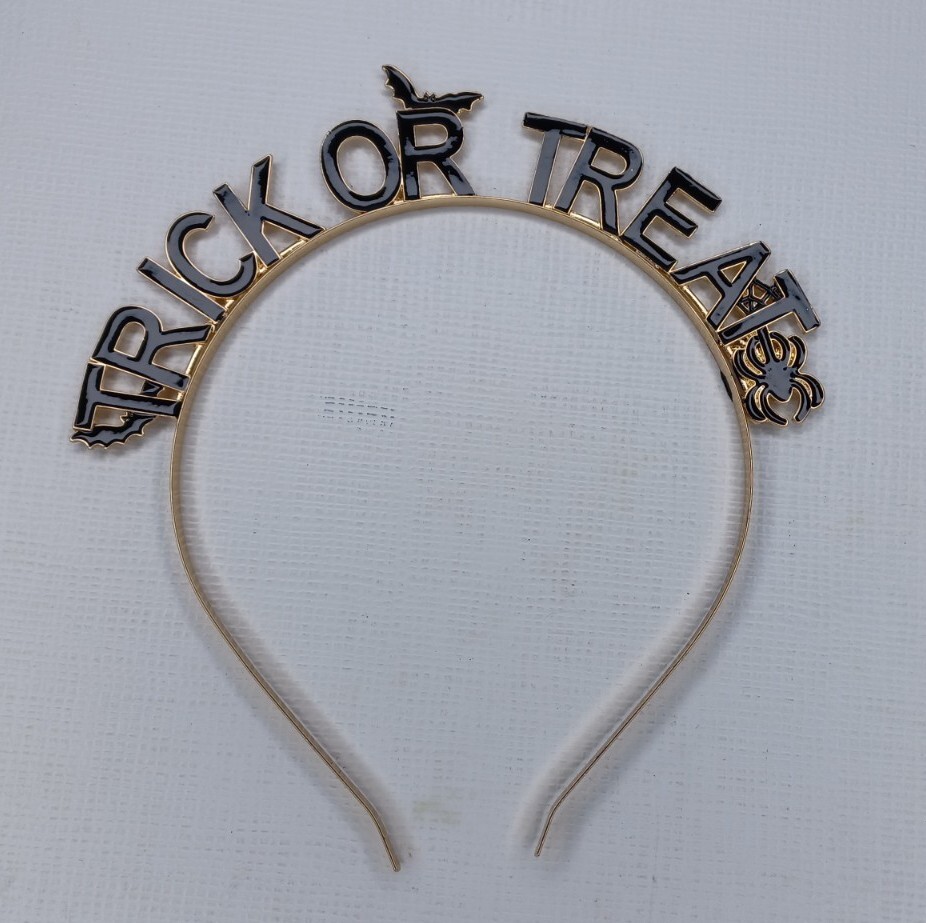 Trick Or Treat Halloween Metal Headband