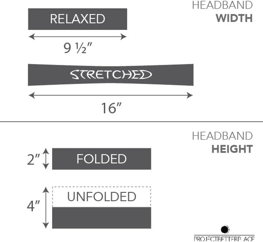 Workout Headbands -10 Pack | Sweatbands for Women Mens Girls Boys | Non Slip Swe