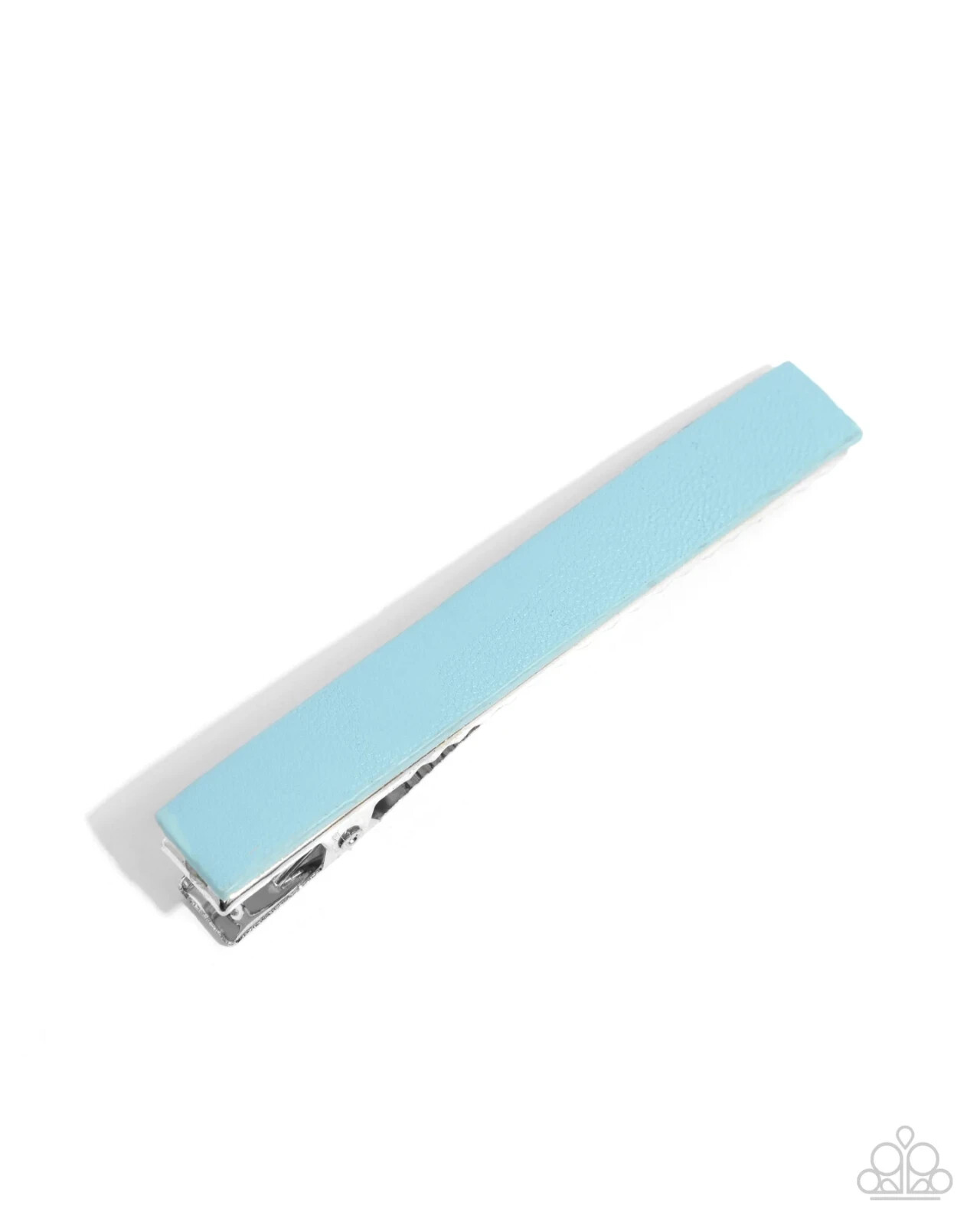 Paparazzi Tough as Pleather Blue Hair Clip NEW