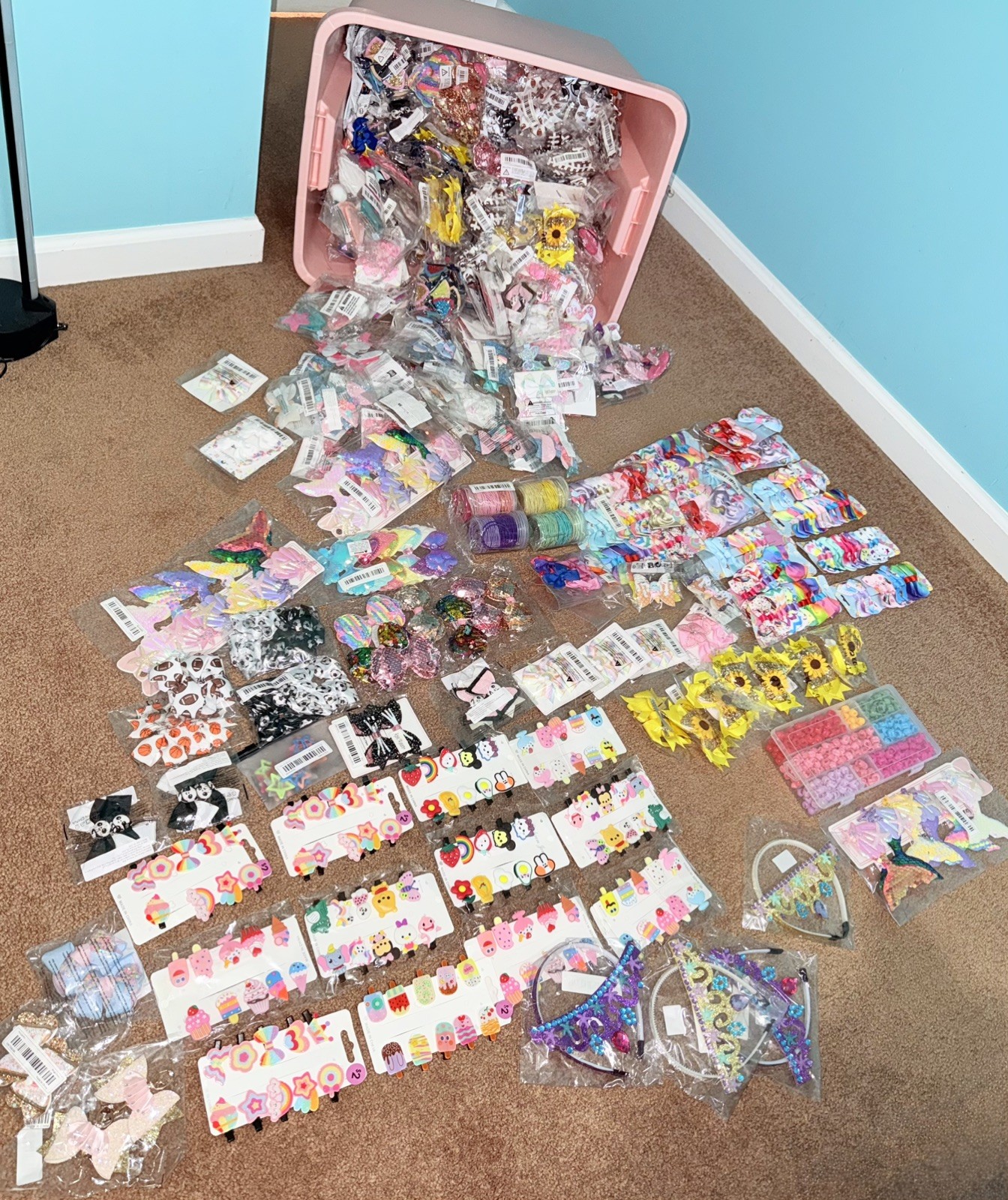Huge Lot Hair Accessories, Barrettes, Headbands, Hair Clips NEW