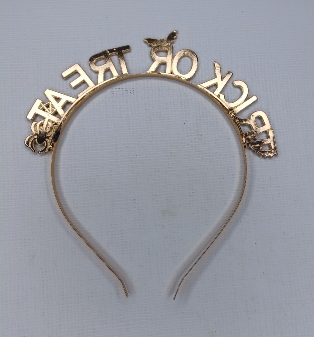 Trick Or Treat Halloween Metal Headband