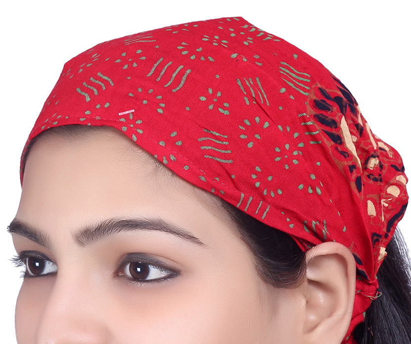US STOCK 10 Pieces Women Rayon Headband Wide Hairband Bandana Lot Wrap Band Yoga