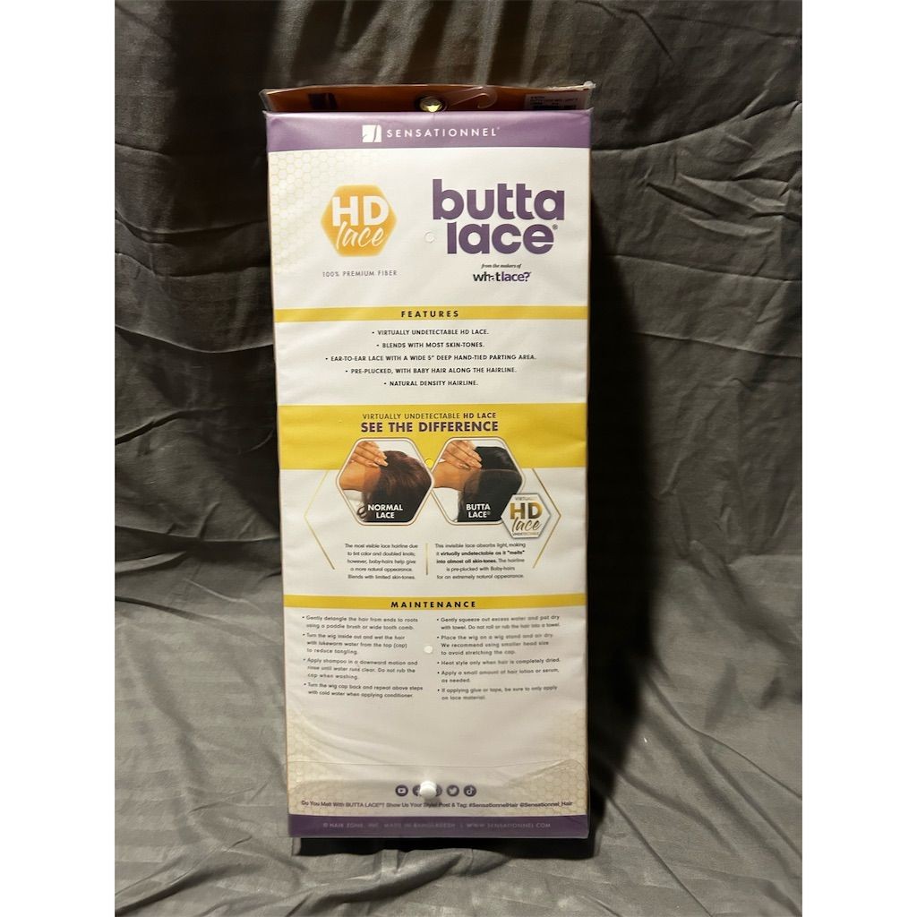 Sensationnel Butta Lace HD Lace Front Wig Unit 5 Blonde Curly Style 613