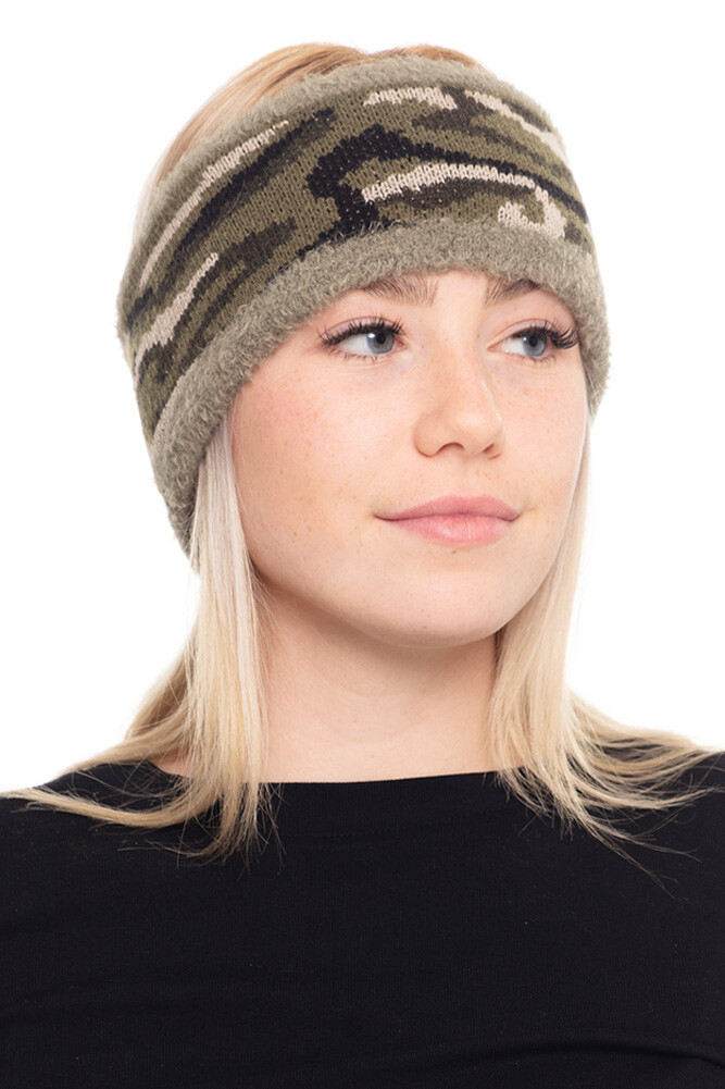 ScarvesMe Women’s Multi Color Camouflage Print Headband Headwrap