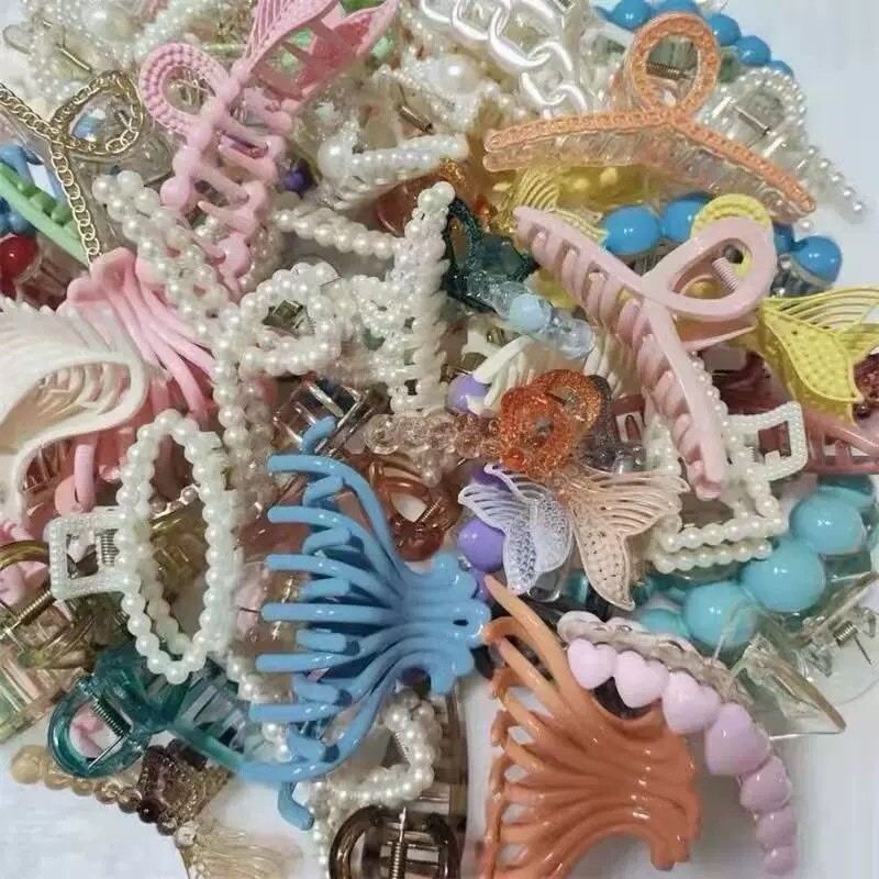 WHOLESALE LOT OF HAIR CLAW Clips Large And Smaller High Quality 12pcs Free Ship