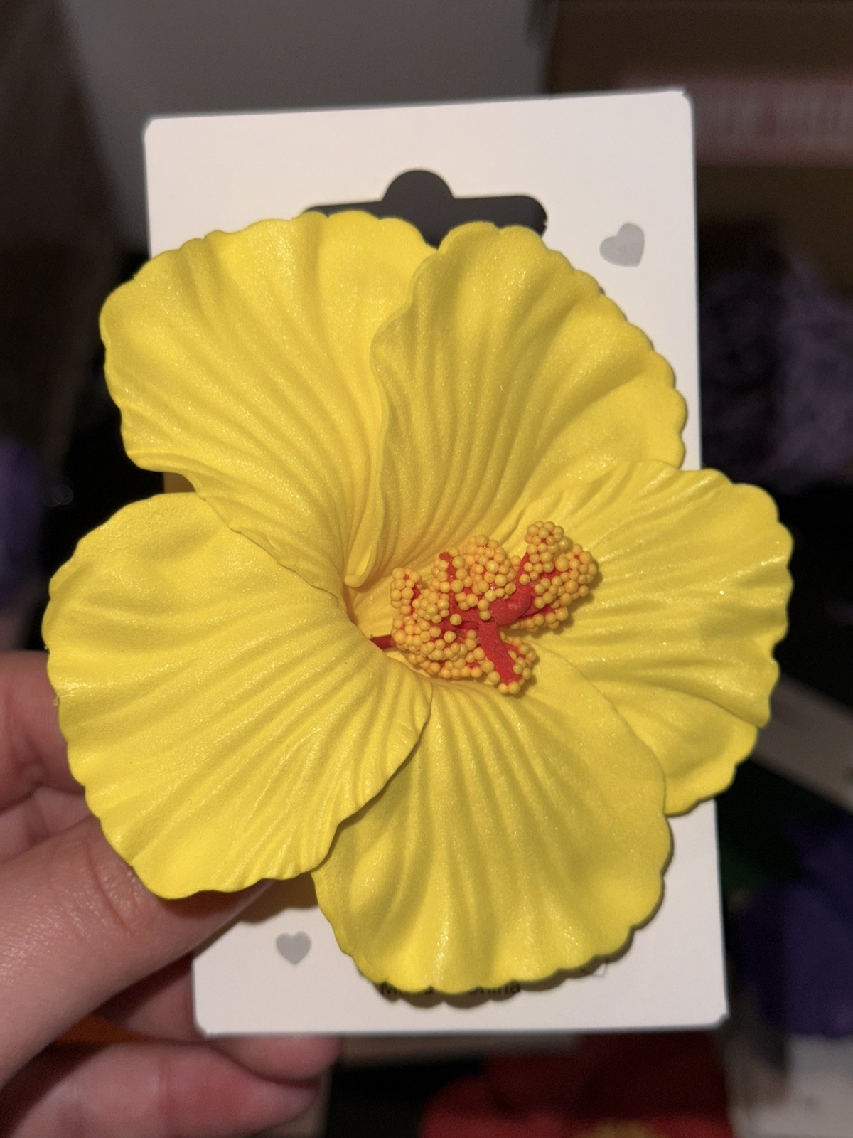 6 PCS 4 Inch Hawaiian Hibiscus Flower Hair Clips Artificial Accessories