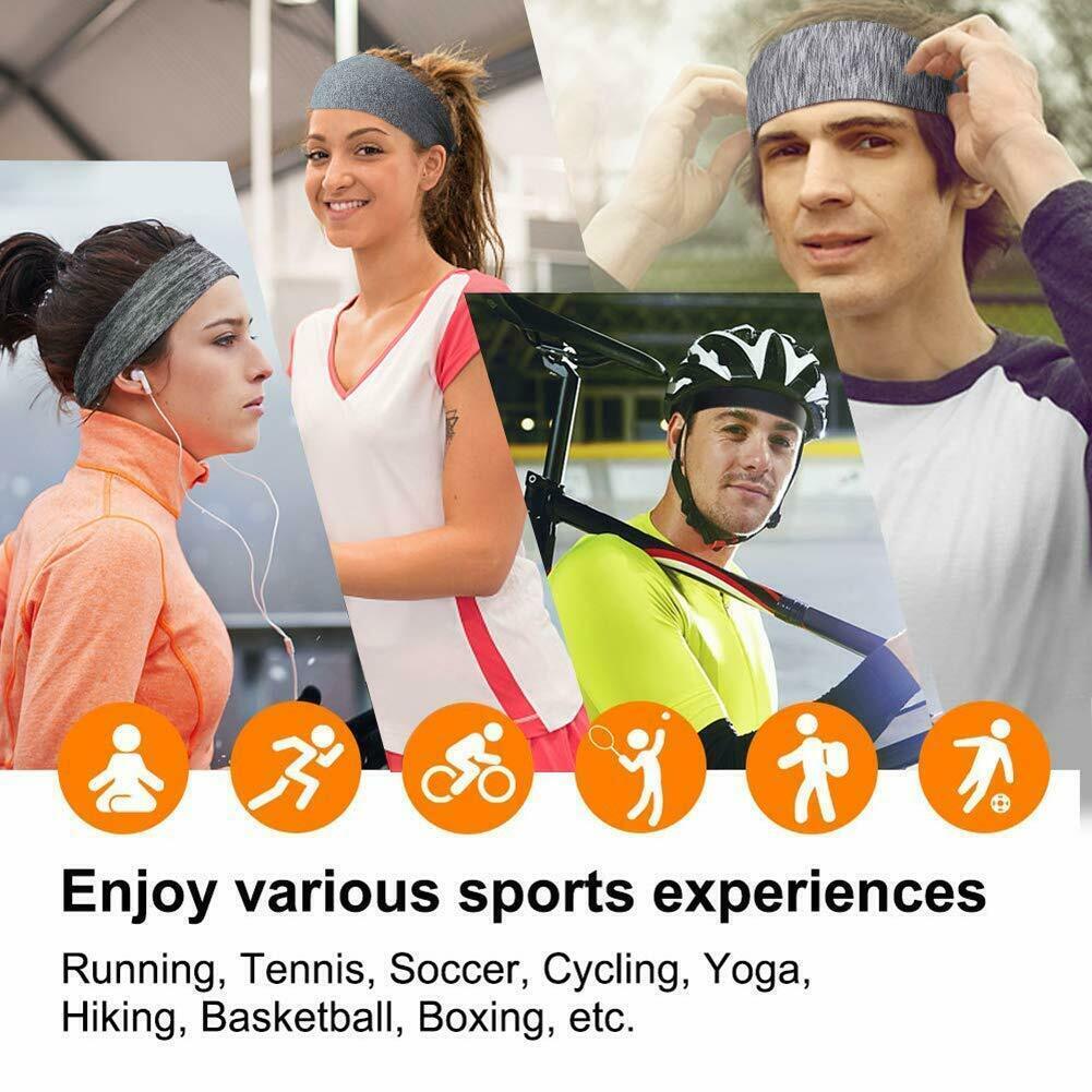 Sports Headband Fitness Sweat Bandage Hairband Tennis Yoga Absorb Sweat Headband