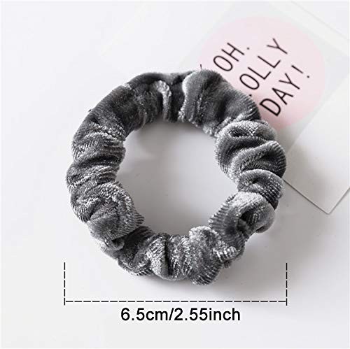 KINGMAS 10 Pcs Hair Ties 1 Count (Pack of 1), Set 10 – Velvet