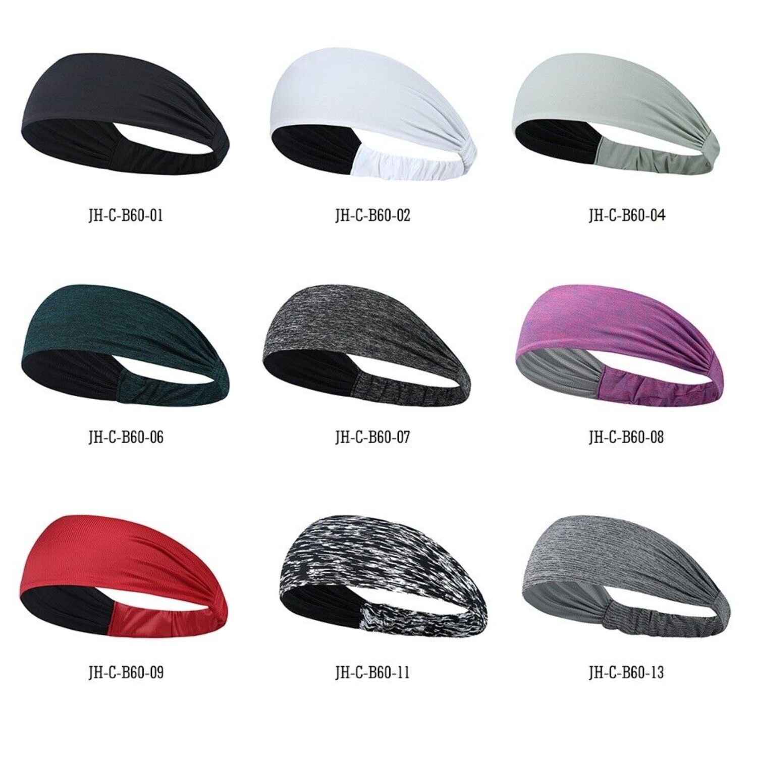 Sports Headbands for Men Women Moisture Wicking Workout Sweatband Yoga Hairband