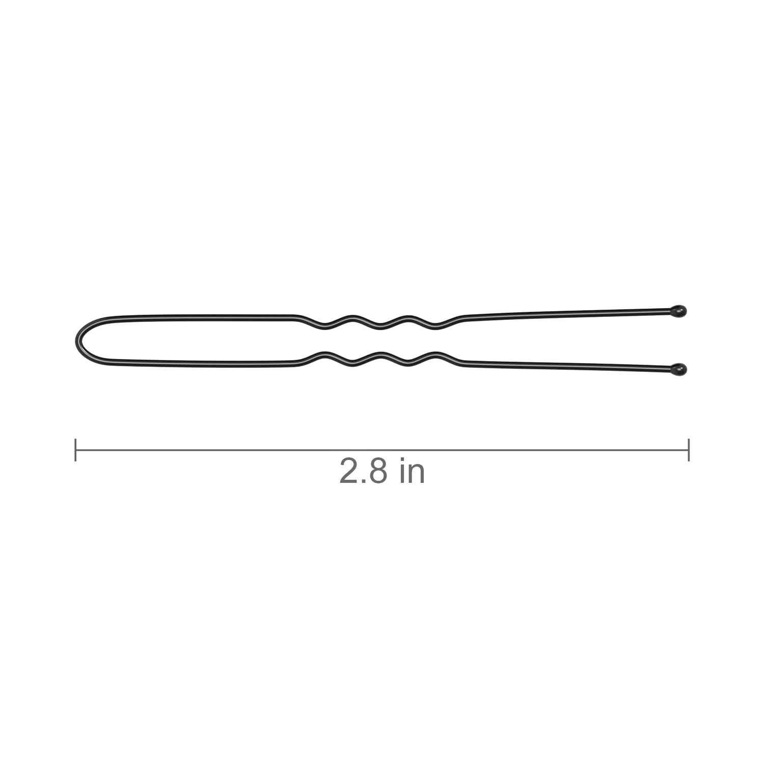 2.8 Inch U Shaped Hair Pins for Women Girls, Long Hair Pin Bobby Pin for Secure