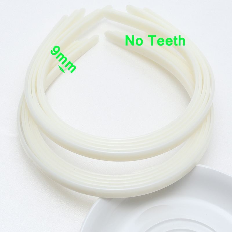 Solid Plastic Hairbands-10 ABS Headbands Women Styles Casual DIY Hair Accessory