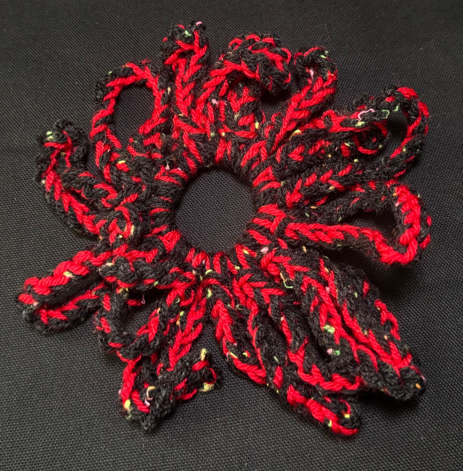 Crochet Hair Tie/Scrunchy Multicolors