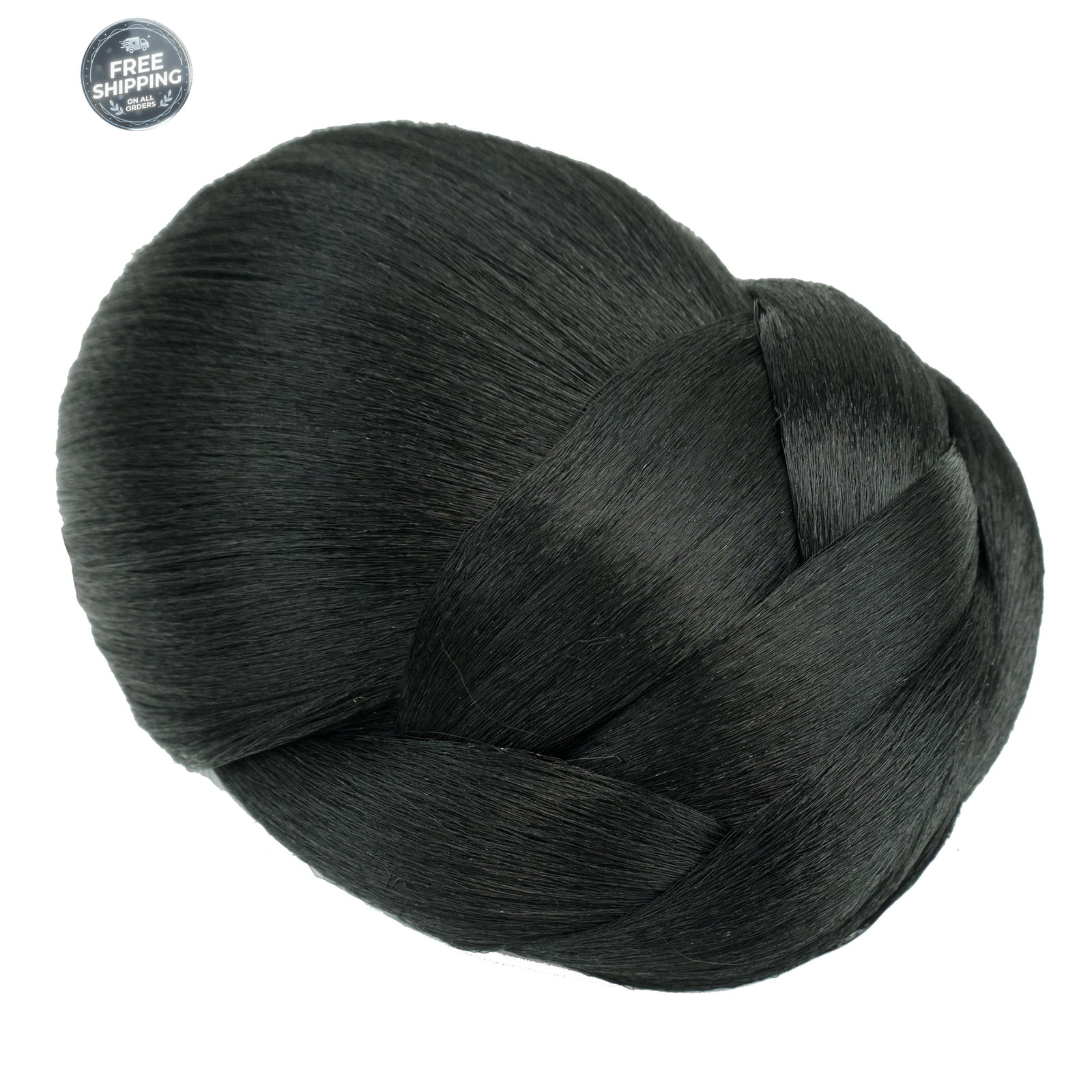 Fake Hair Braided Chignon Donut Hair Pieces Scrunchies Hair Bun For Wedding Updo