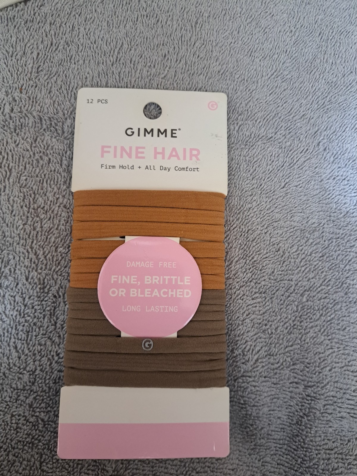 Gimme Beauty Fine Hair Elastic Bands – Slim-Fit Elastic Ties for Fine, Brittle