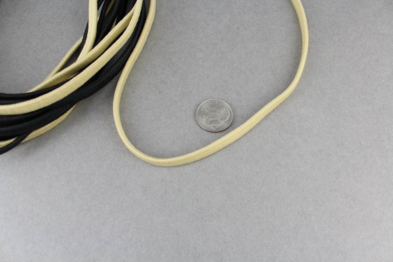 Beige Black set pack 12 stretch elastic sport headband no metal 3/16″ hair band