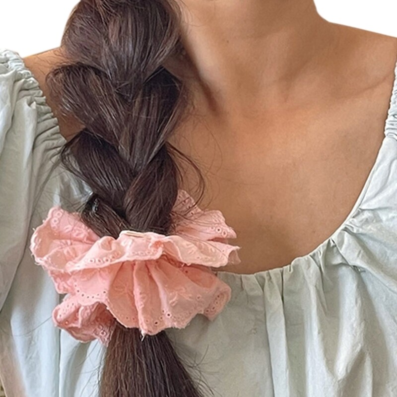 Beautiful French Hairbands Large Elastic Hair Scrunchy Suitable for Any Occasion