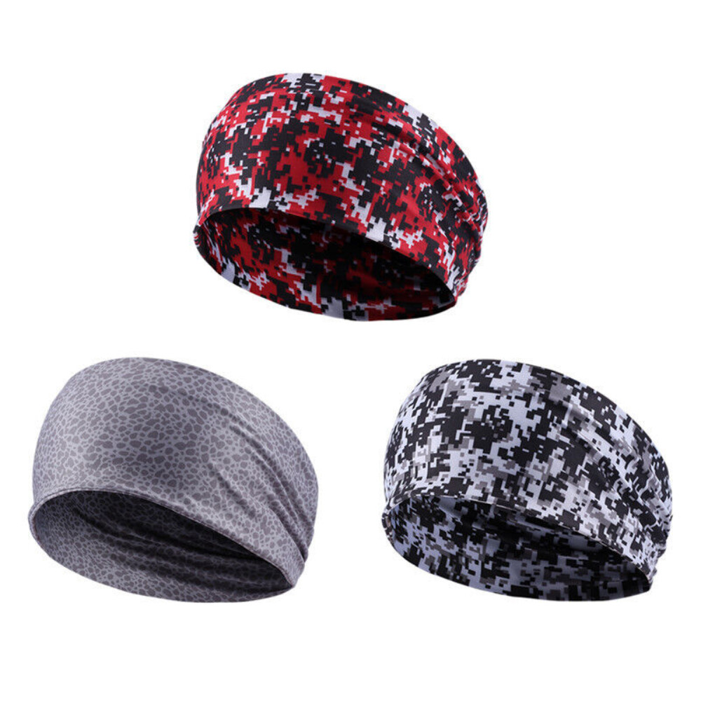 Sports Headband Moisture Wicking Running Yoga Workout Sweatband for Men Women