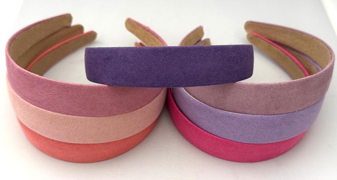 NEW 1-inch WIDE FAUX SUEDE HEADBAND SELECT COLOR FREE USA SHIPPING