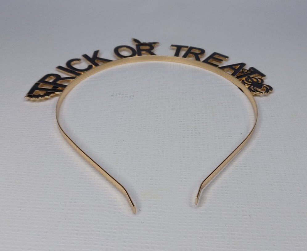 Trick Or Treat Halloween Metal Headband