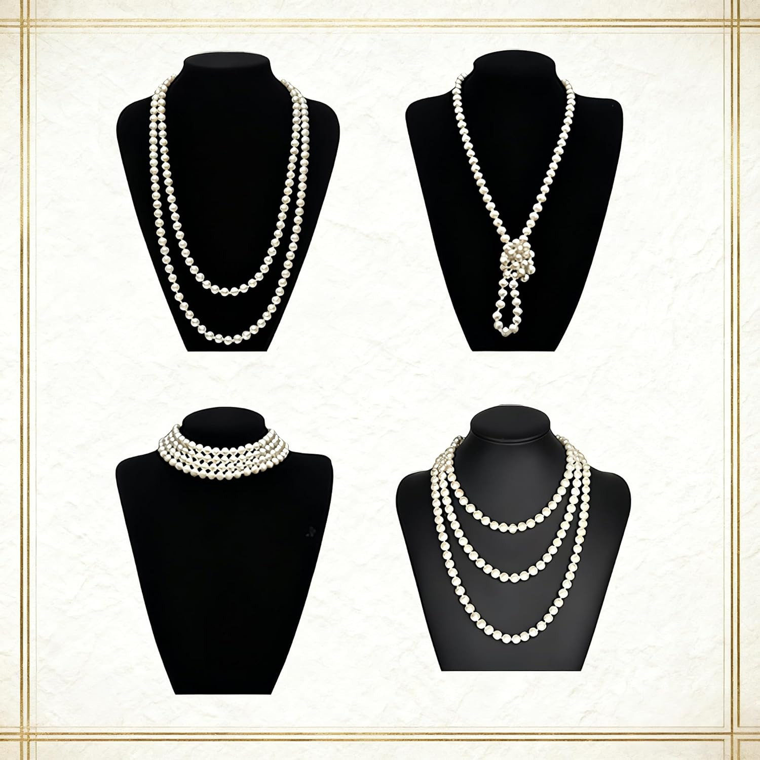 1920S Flapper Gatsby Accessories Set for Women Roaring 20’S Theme Party Costume