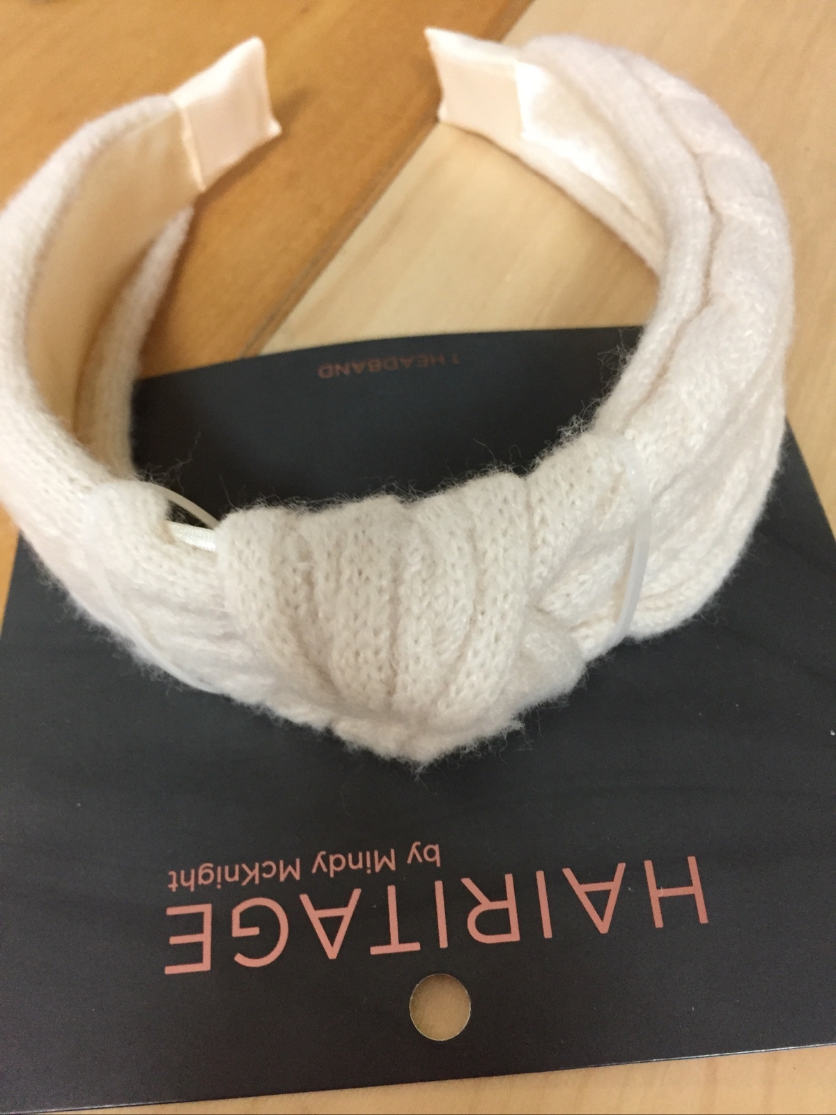 lot 2. hairitage sweater headband & Kristin Ess oversized satin scrunchie