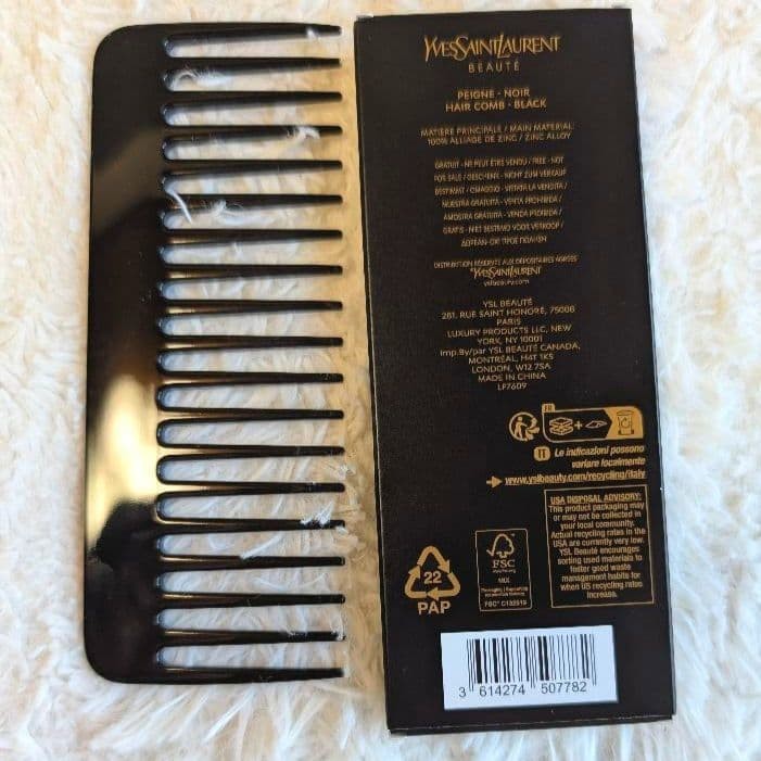Yves Saint Laurent Comb Black YSL