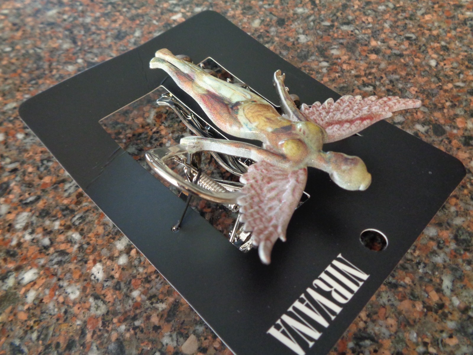 Nirvana In Utero Angel Claw Hair Clip Metal Accessory Cobain Brand New