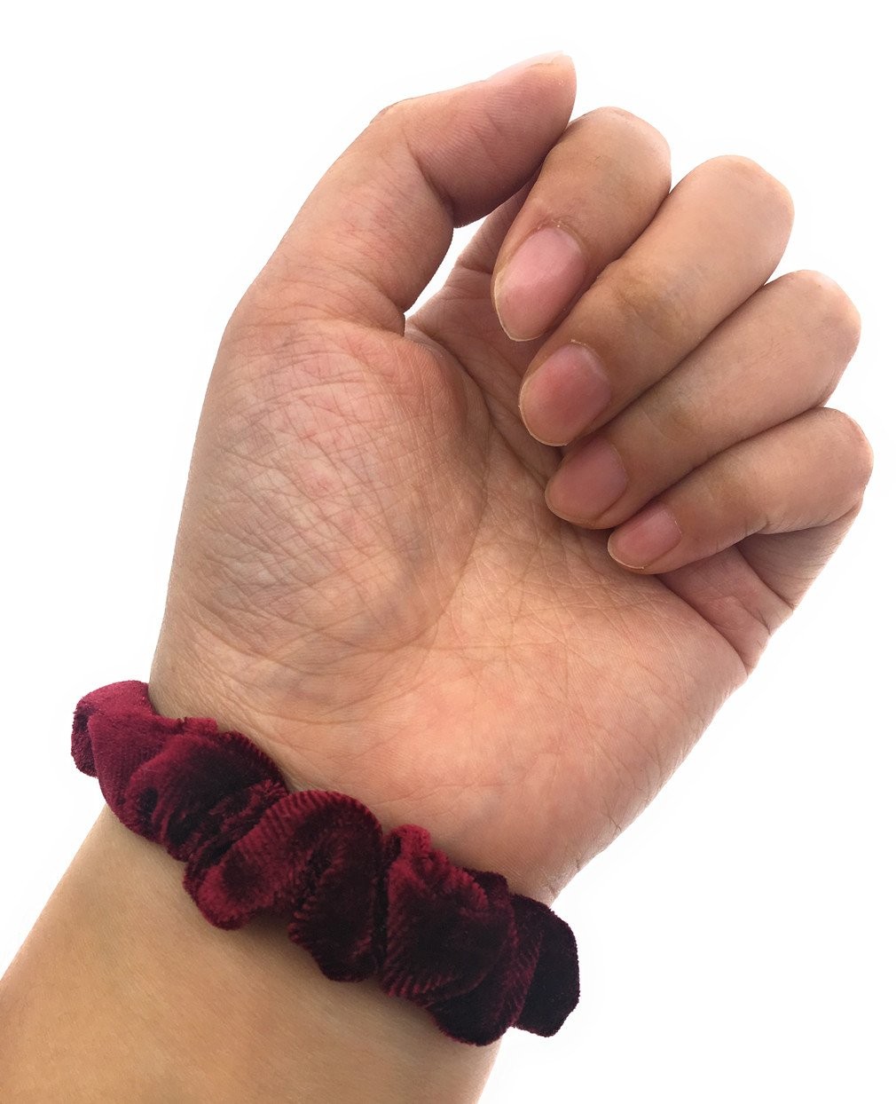 10 Pack Small Velvet Scrunchies Elastic Hair Bands for Thin Hair Women