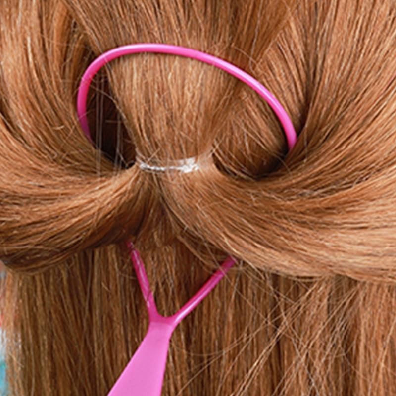 2000 PCS Elastic Hair Accessories Set – Clear Mini Rubber Ties, Soft Non-Slip…