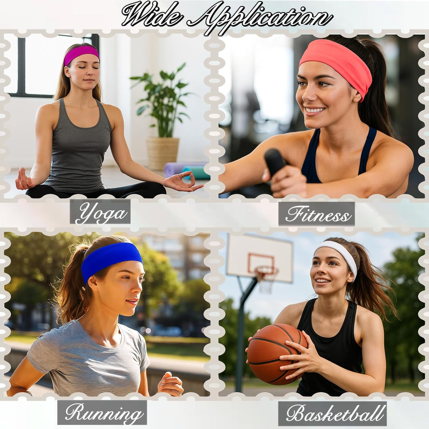 25 Pack Headbands for Women’S Hair Non Slip Multicolor Head Bands Hairbands | So