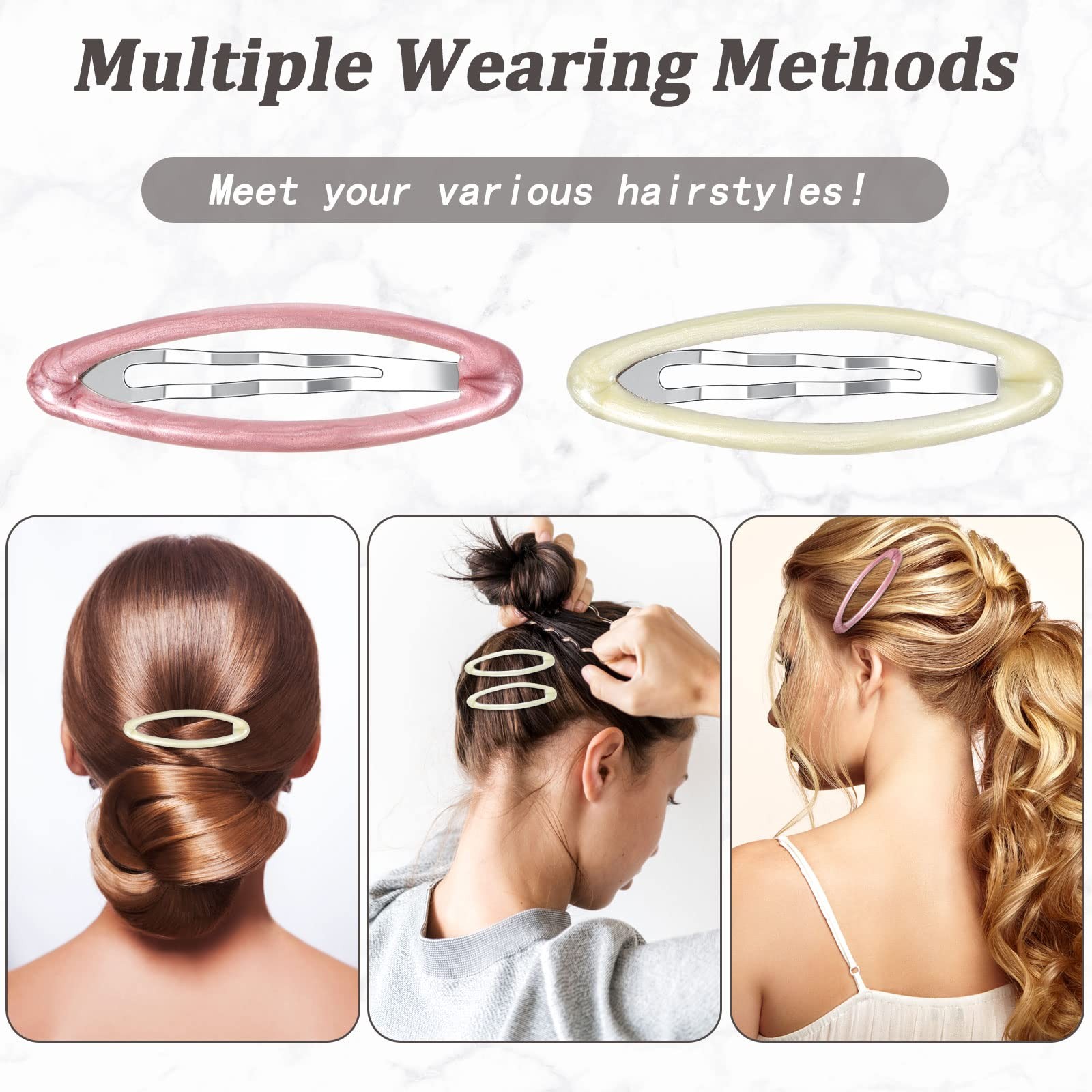 Waydress 12 Pcs Hair Clip Barrettes for 12 Count (Pack of 1), Vivid Style