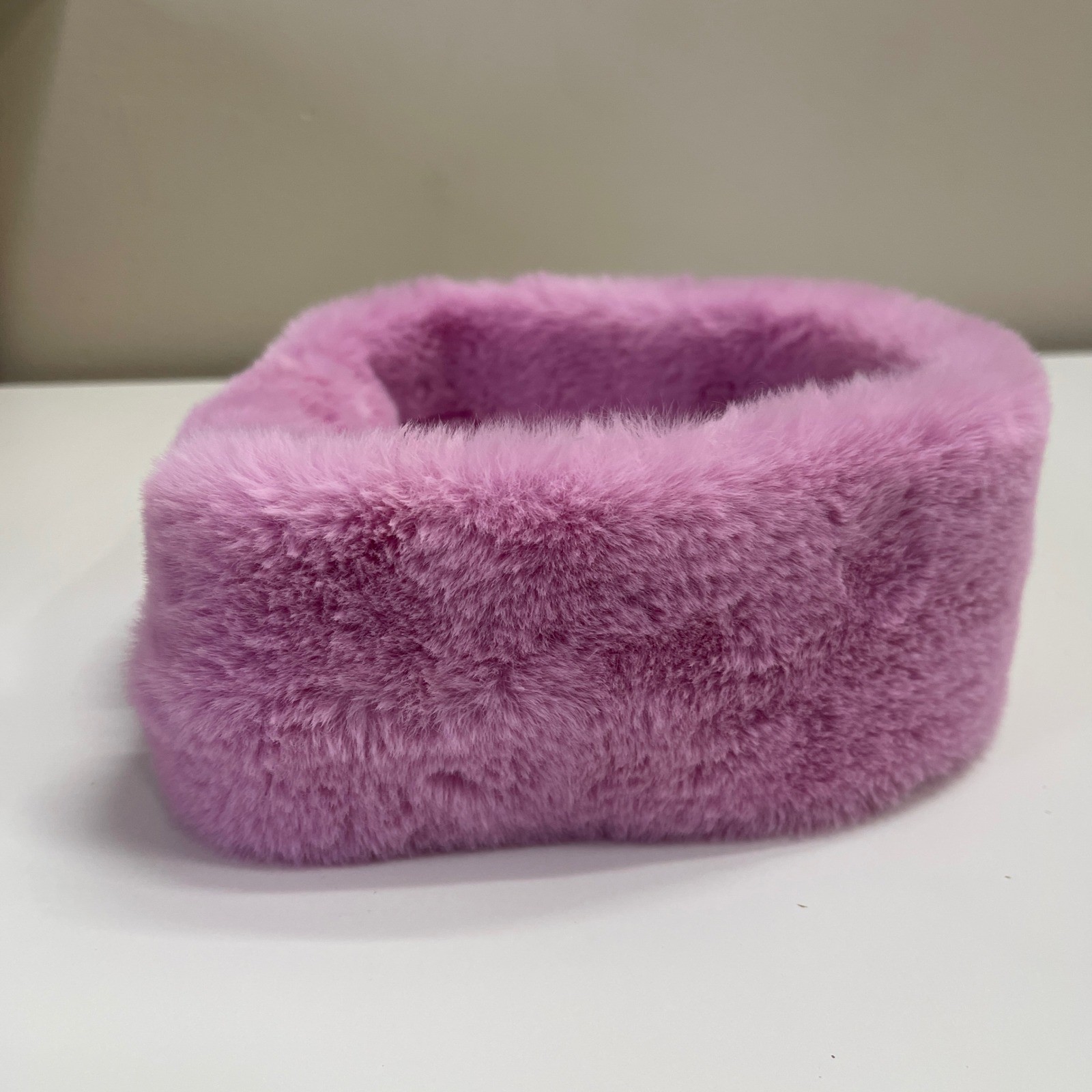 NEW UGG Headband Pink Faux Fur Head Ear Warmer Barbie Coquette Winter Designer