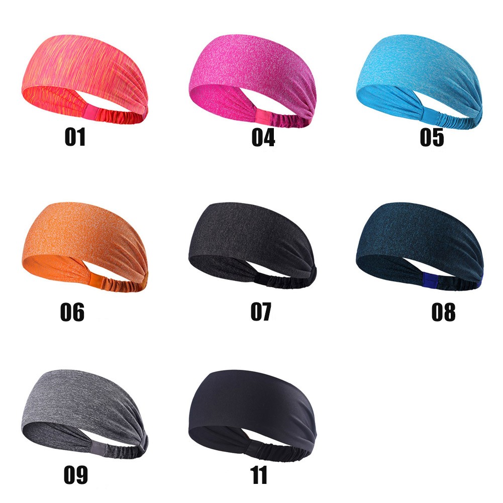 Sports Headband for Men Women Yoga Running Fitness Moisture Wicking Sweatband