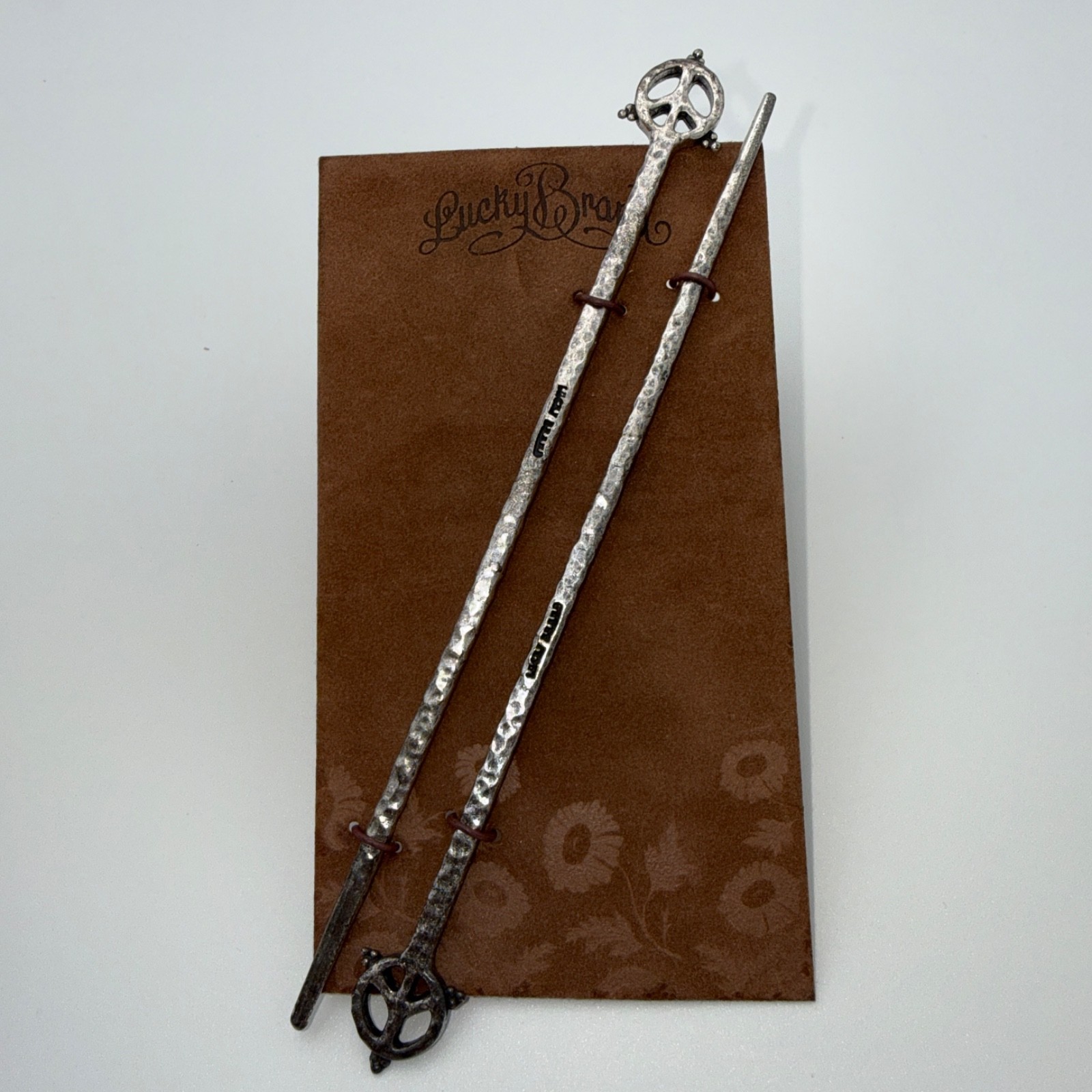 Lucky Brand 2-Pc Hair Accessory Set Butterfly Hair Pin & Metal Hair Stick