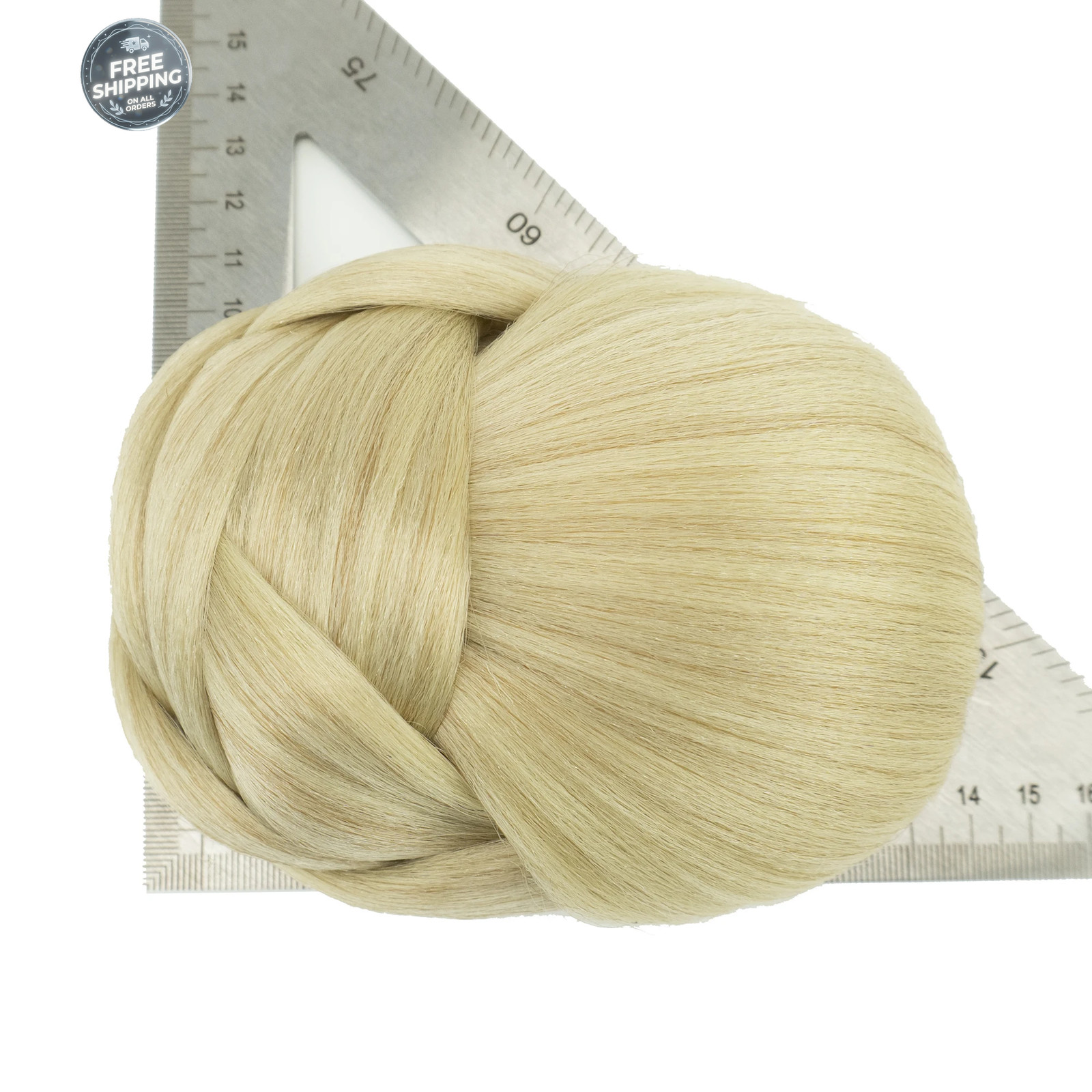 Fake Hair Braided Chignon Donut Hair Pieces Scrunchies Hair Bun For Wedding Updo