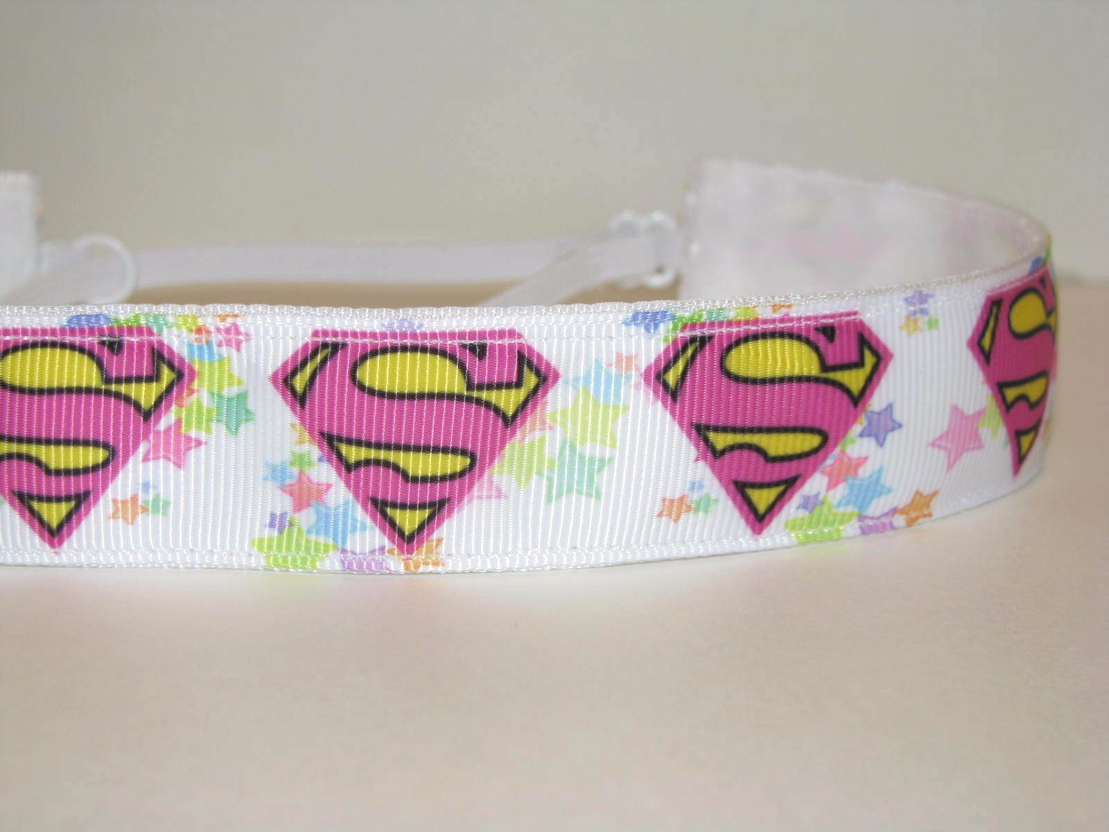 Super Woman Hero Non slip Headband adjustable no slip Sweaty Sports Hair Bands