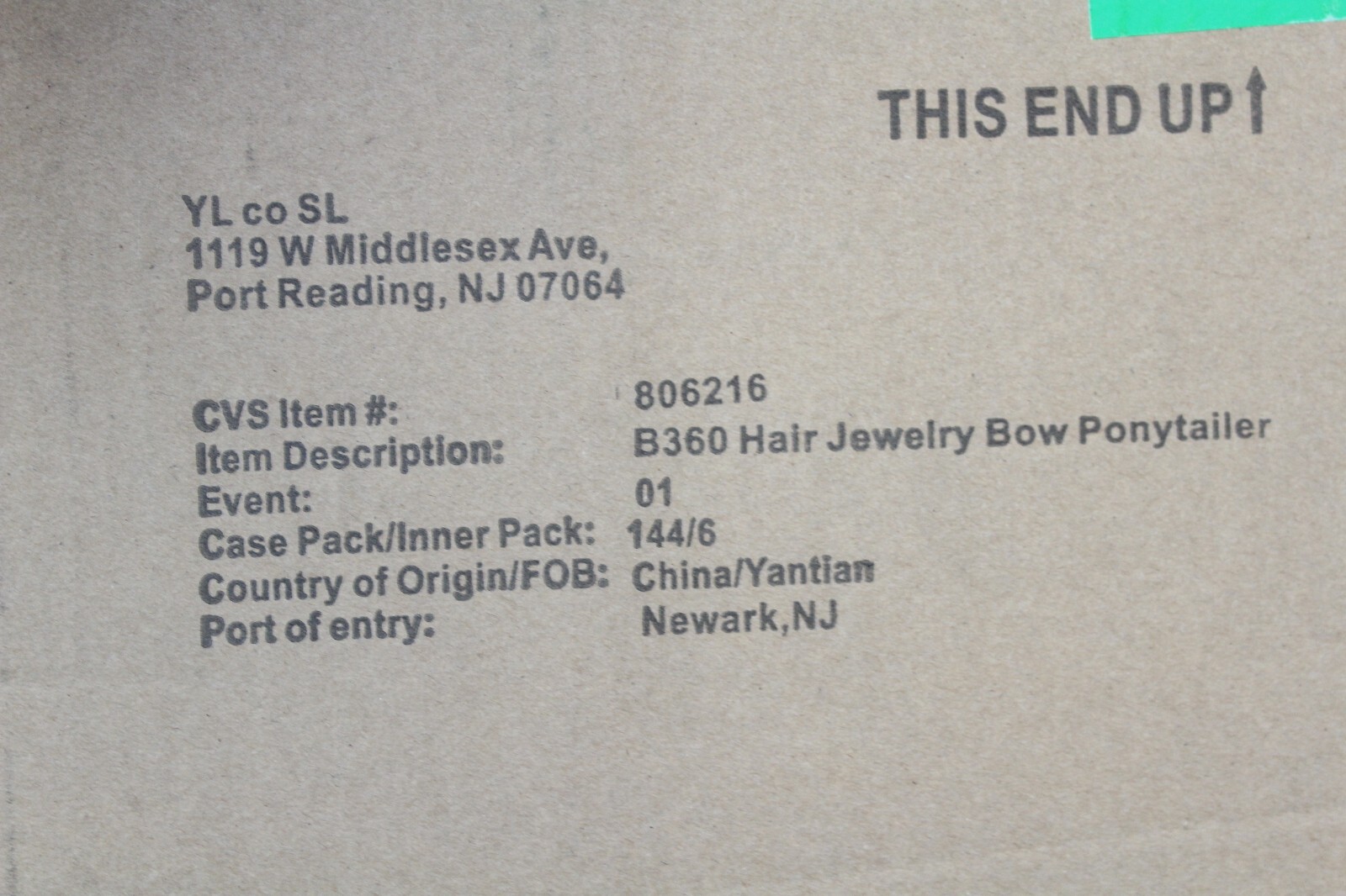 CASE OF 144 PCS – Ponytailer – Ribbon Bow Hair Holder, Stocking Stuffers, RESELL