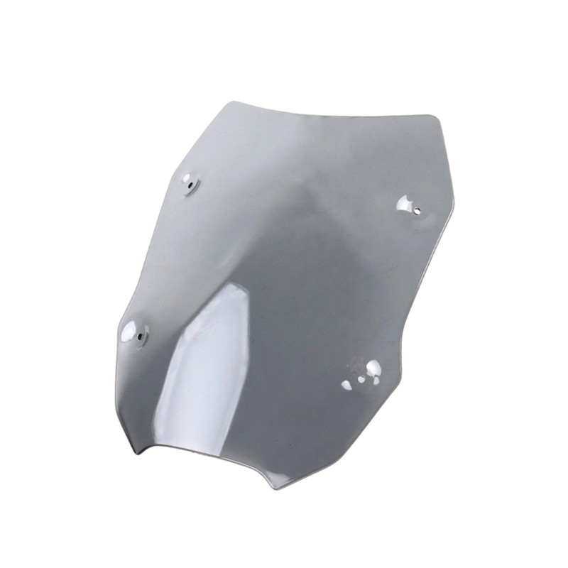 Global Motorbike Windshield With Two Installation Crests Permanent ABS Substance