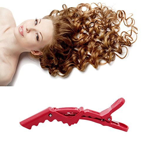 10 Pcs Black Plastic Alligator Hair Clips, Professional Crocodile For Styling