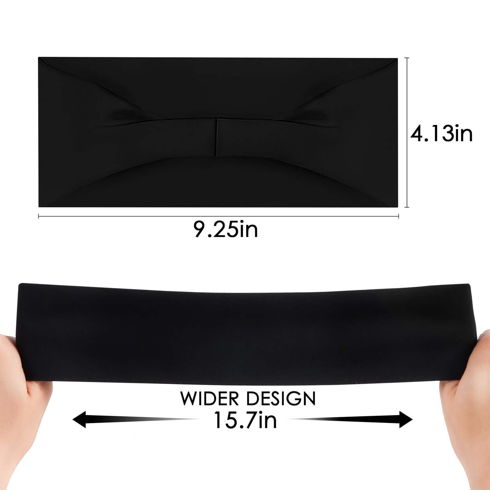 7 Pack Sports Headbands for Men, Sweat Absorbent Non Slip Elastic Headband, Q…