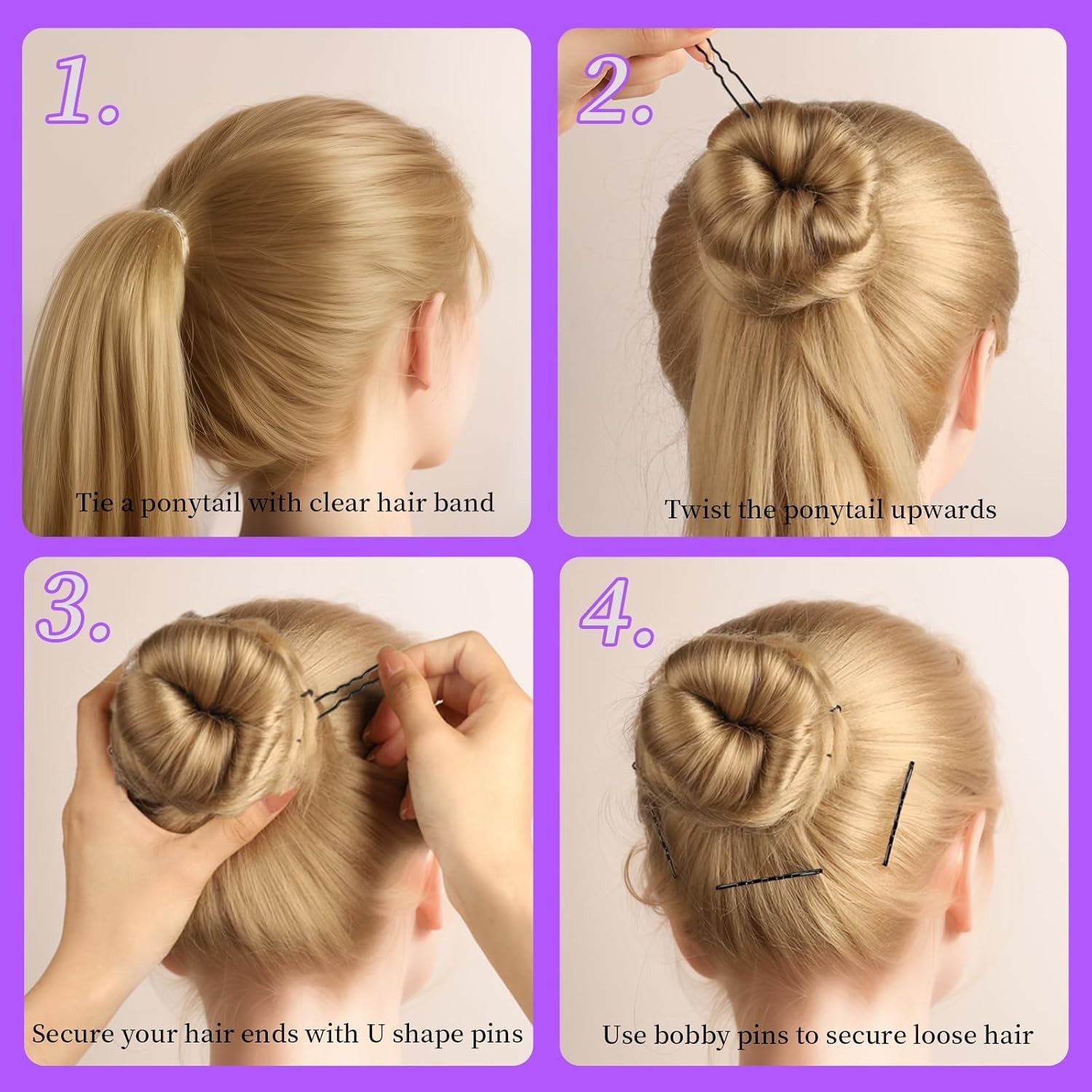 300Pcs Hair Pins Bobby Pins Black, 100 Black Bobby Pins 2 2.75100 Hair Pins fo